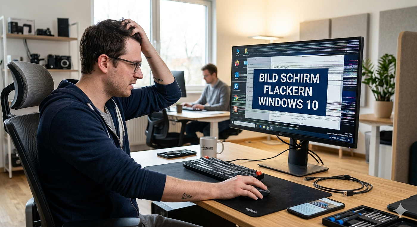 Bildschirm flackern Windows 10 — Einfache Anleitung