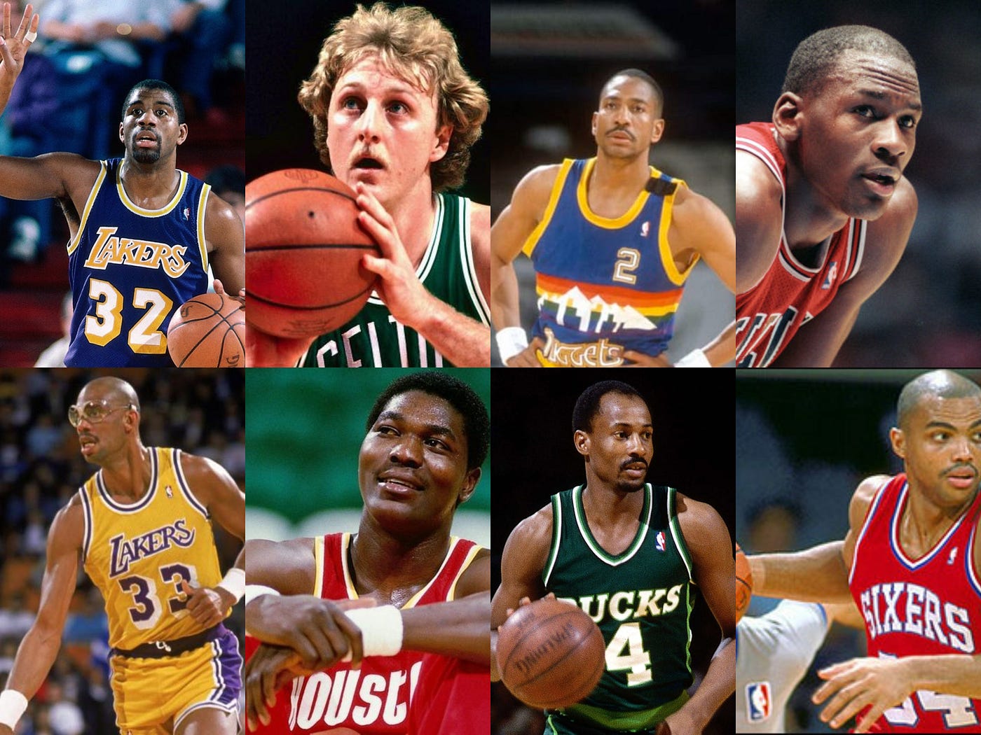 The 20 Greatest NBA Players of the 1980s | by DAR Sports Media