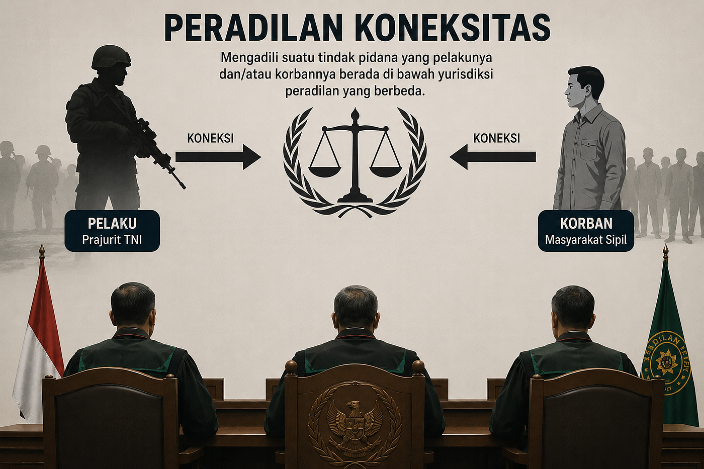 Penyebab Praktik Peradilan Koneksitas dalam Tindak Pidana Penyertaan Alami Kendala Berkepanjangan