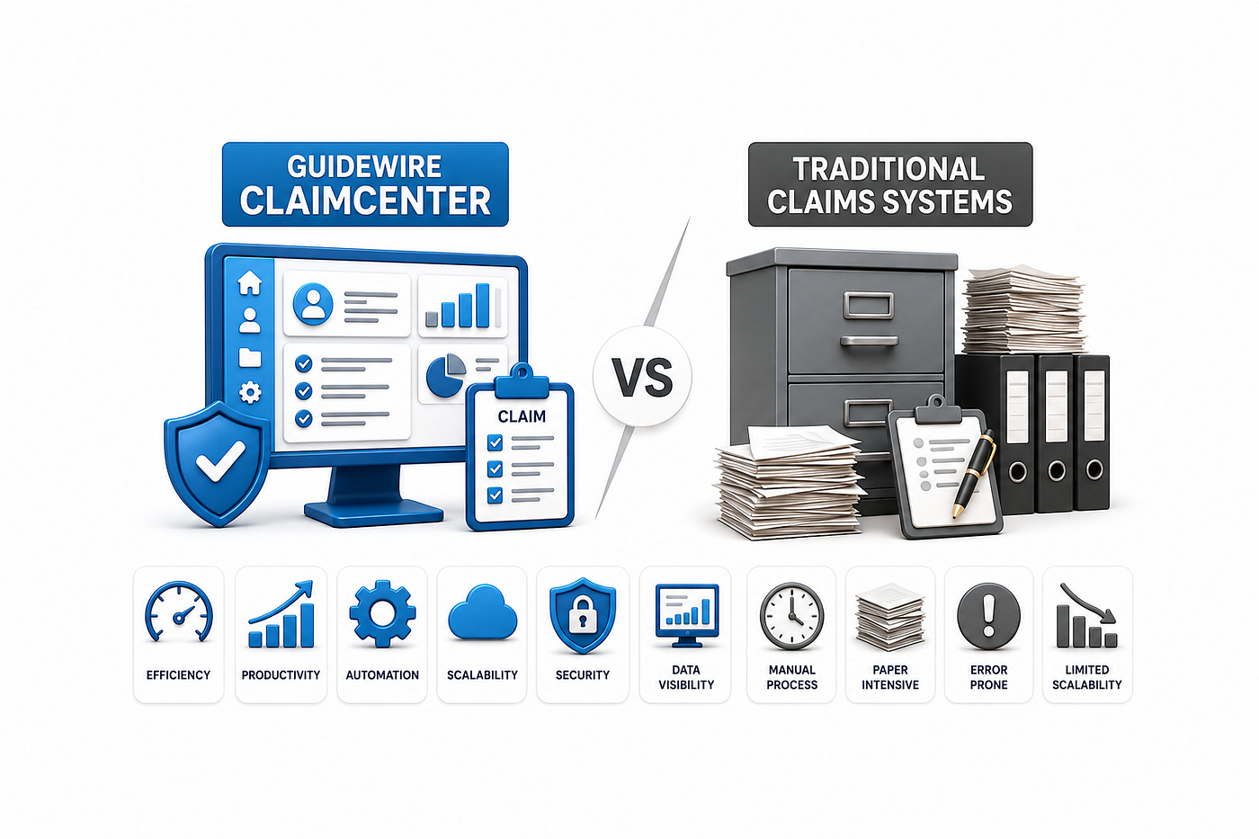 Guidewire ClaimCenter vs Traditional Claims Systems: Key Differences Explained