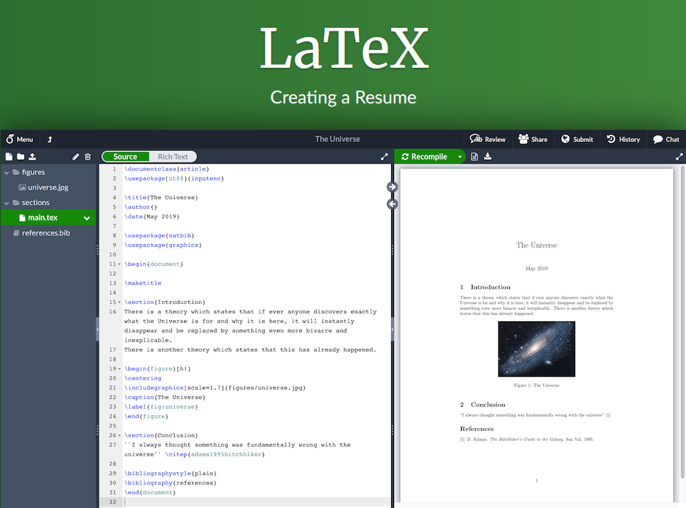 Using LaTeX to Make a Stunning Résumé | by Joseph Chancey | Medium