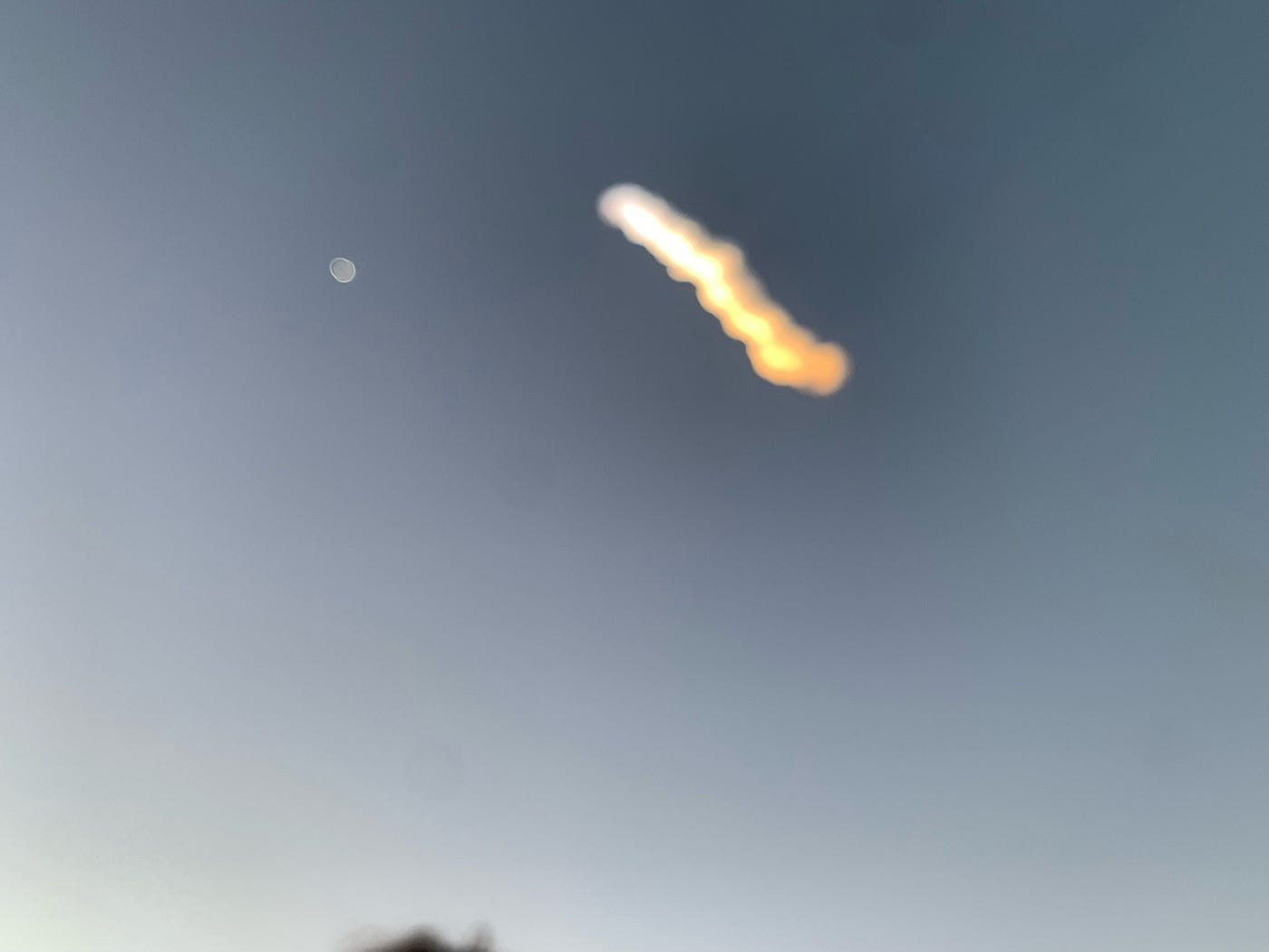Space X Launch Photo by author