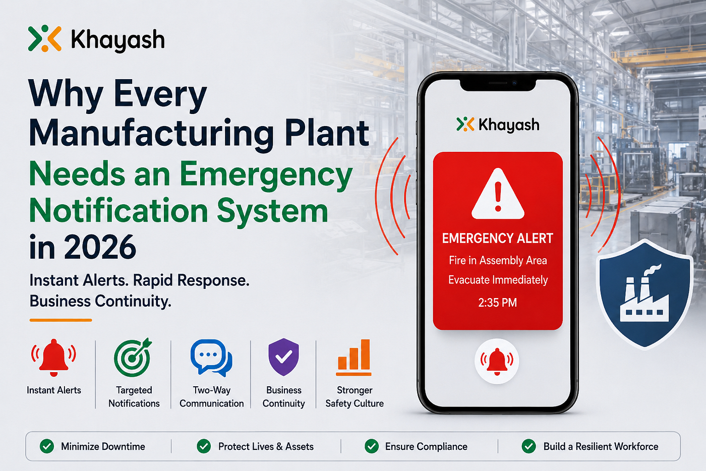 Why Every Manufacturing Plant Needs an Emergency Notification System in 2026