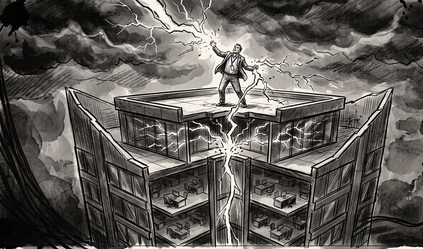 …a lightning rod, artist’s impression…
