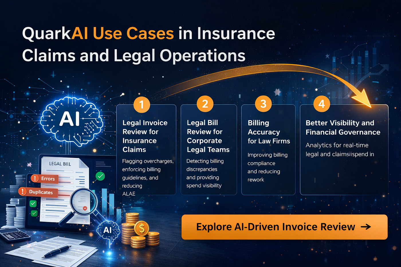 QuarkAI Use Cases in Insurance Claims and Legal Operations