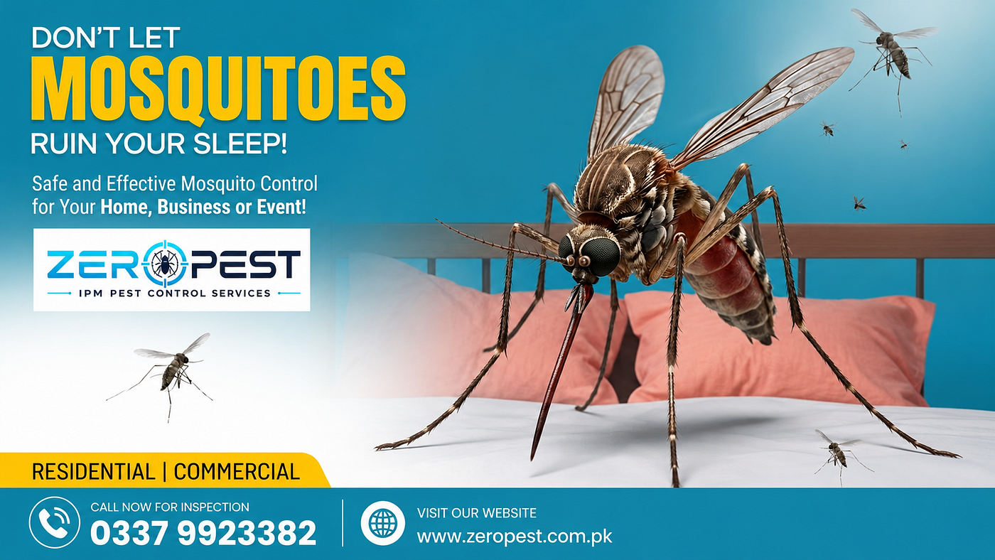 Don’t Let Mosquitoes Ruin Your Sleep: Why Professional Pest Control Matters