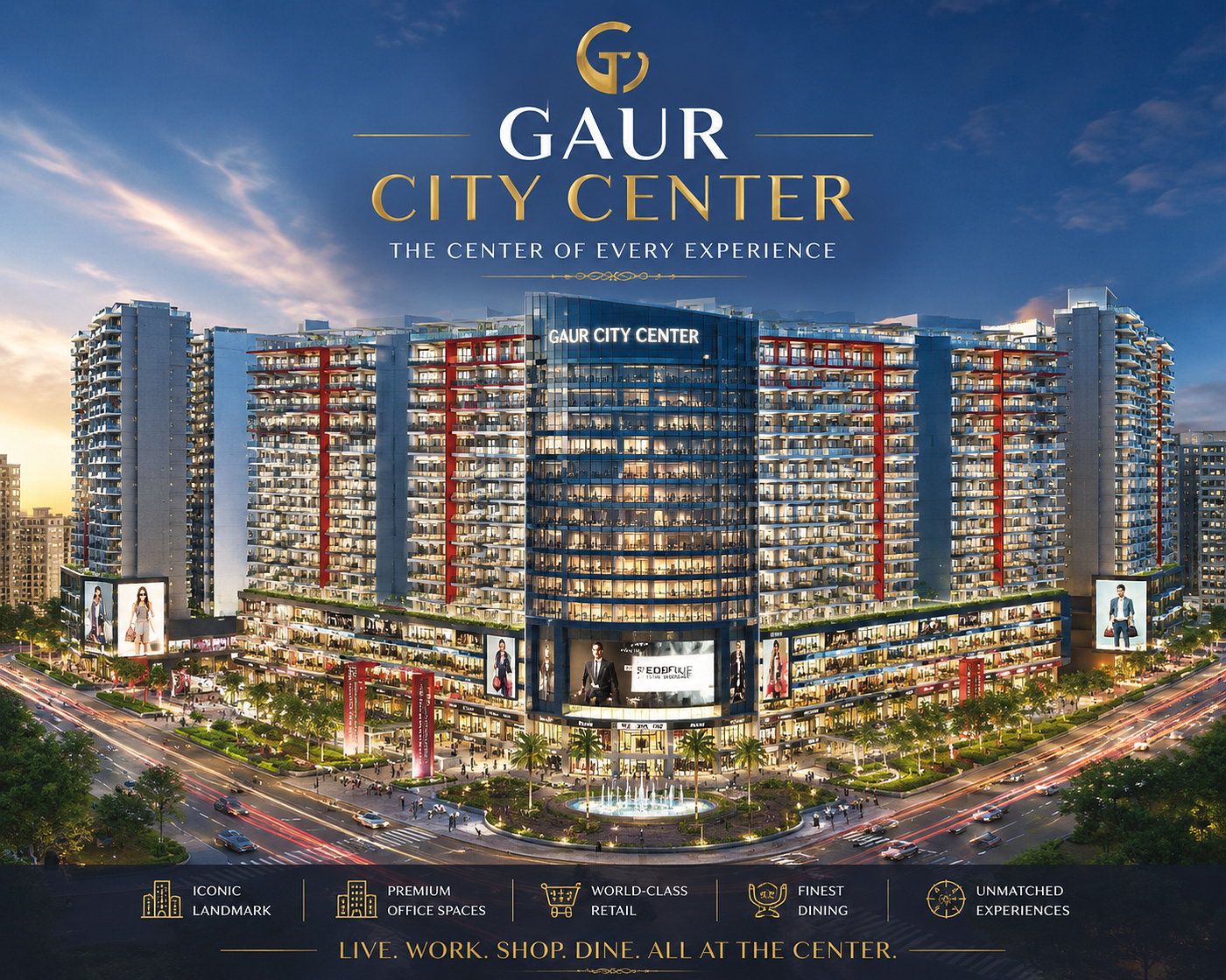 Why Gaur City Center is a Preferred Choice for Smart Investors