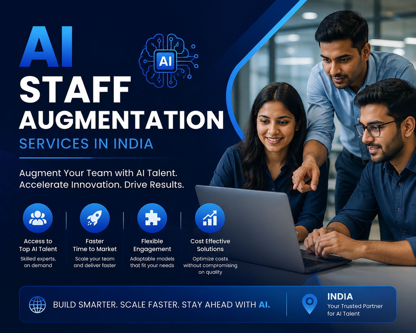 How Primotech Delivers Cost-Effective AI Staff Augmentation Services in India for Global Businesses