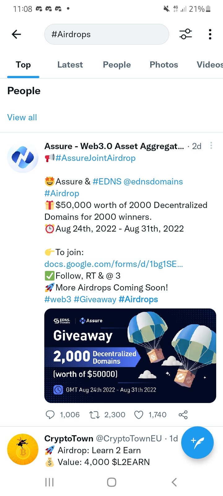 Airdrops: A way to build your crypto portfolio from $0.00. | by Eeman Yusuf  | Medium