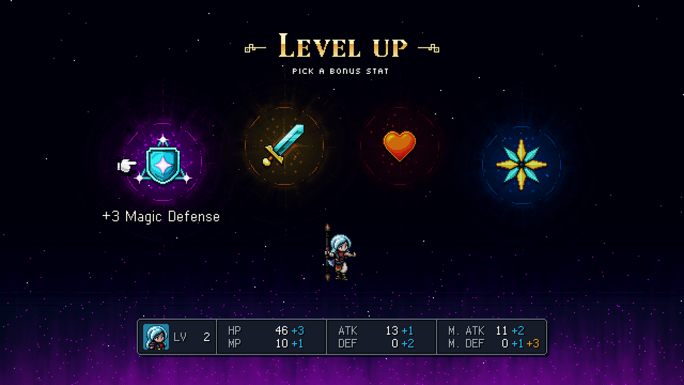 Battles give Experience Points, Experience Points give Levels, Levels give Stat Boosts. Turn the page, wash your hands.