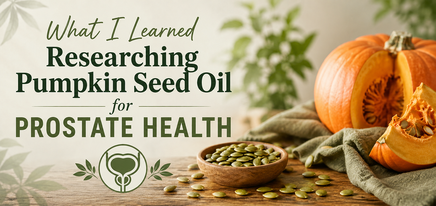What I Learned Researching Pumpkin Seed Oil for Prostate Health (After My Father’s BPH Diagnosis)