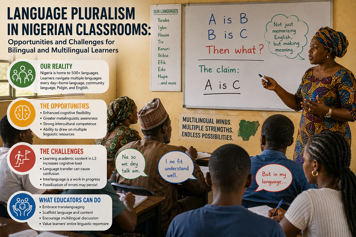 Language Pluralism in Nigerian Classrooms: Opportunities and Challenges for Bilingual and…