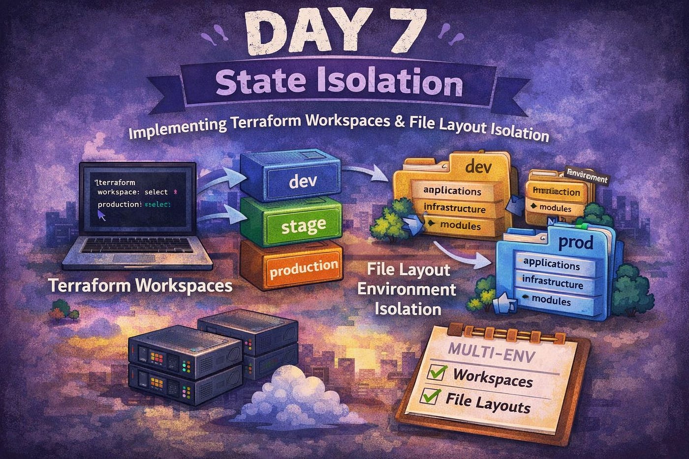 State Isolation: Workspaces vs File Layouts — When to Use Each