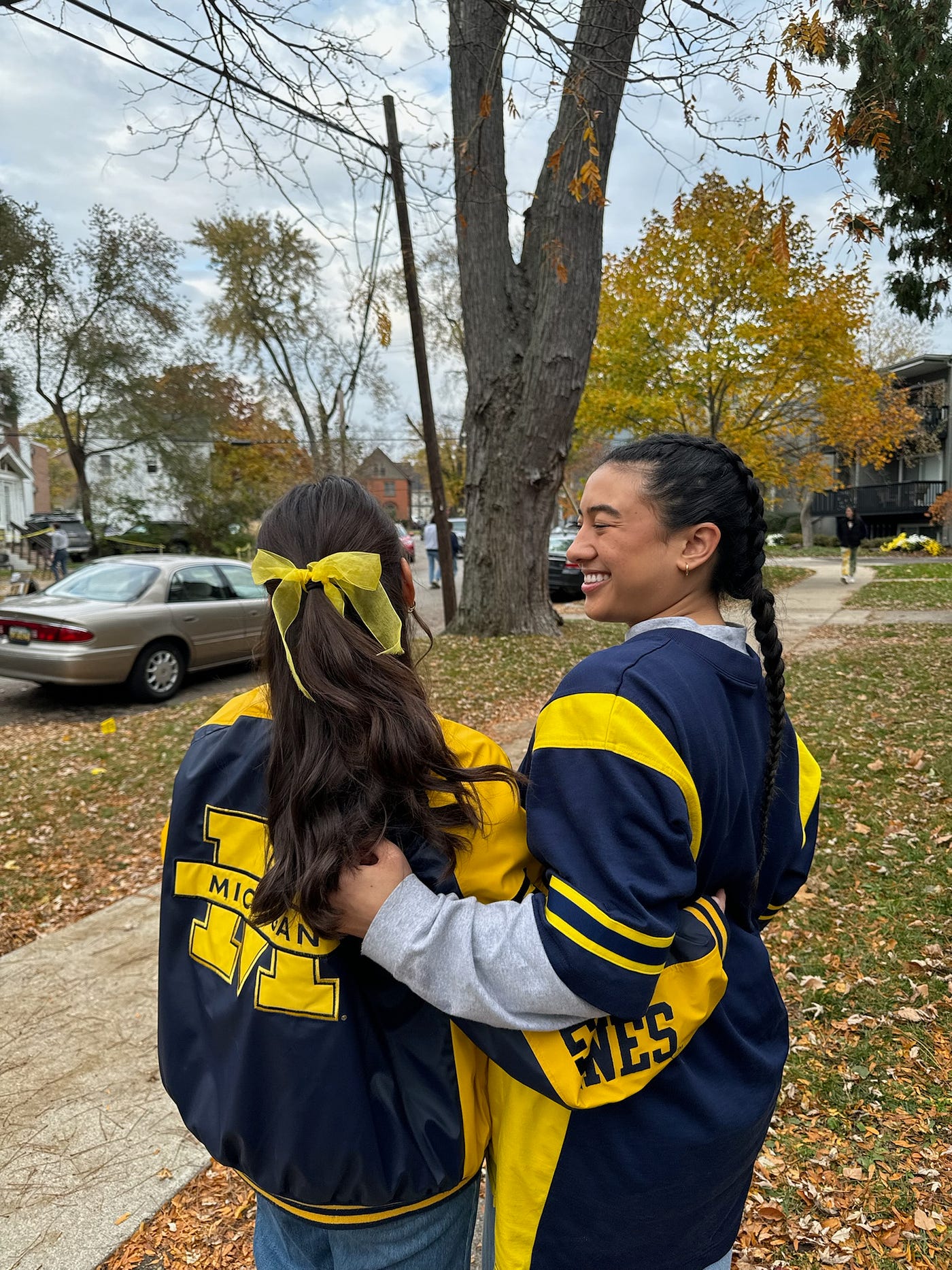 navy blue dress for baby girl Michigan Game-Day Outfit Guide | by abbey_etc main image 0