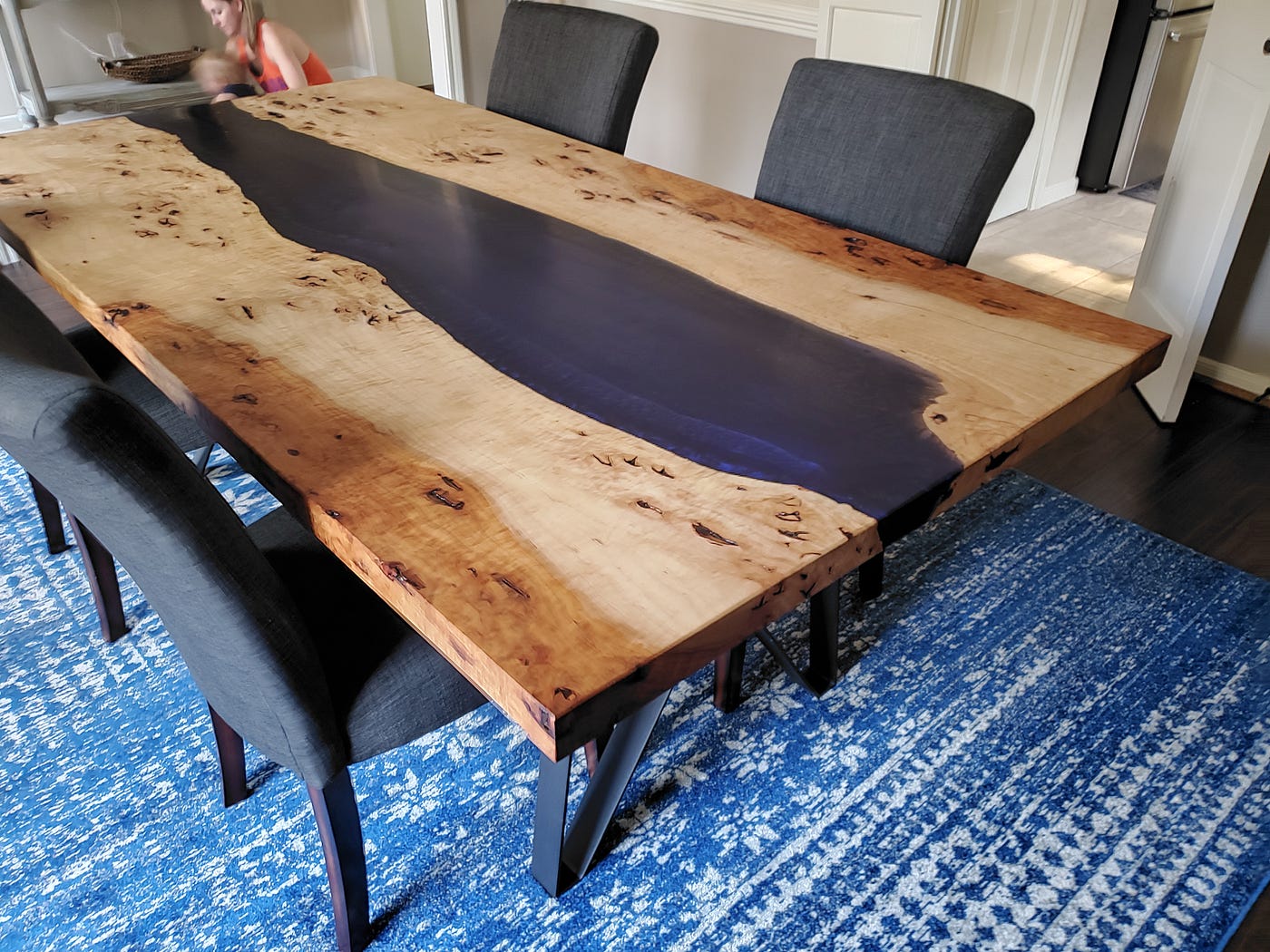 DIY Epoxy Resin River Table— Garage Workshop, by Kelly “Scott” Sims