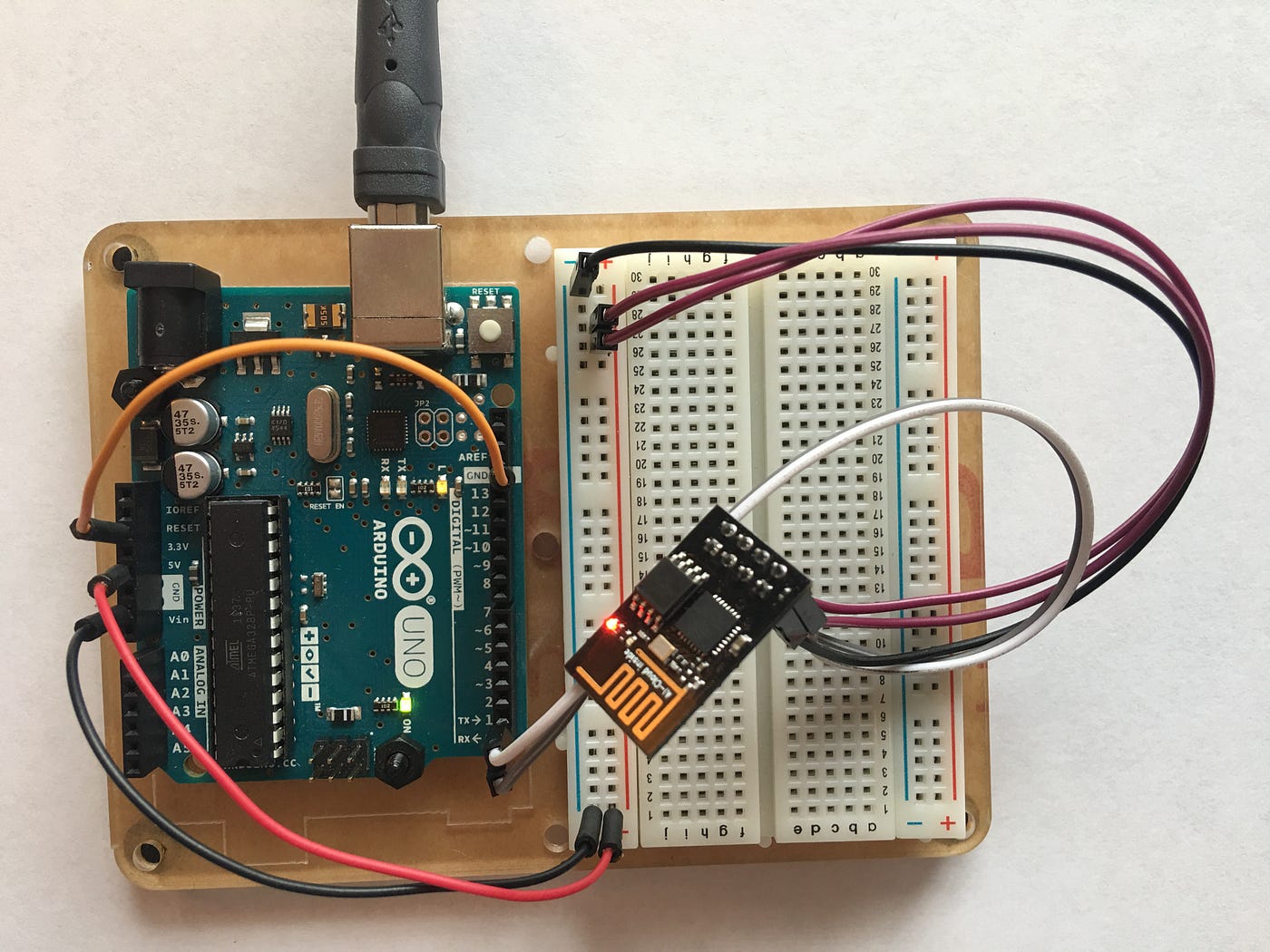 Using the ESP8266 WiFi Module with Arduino Uno publishing to ThingSpeak, by Christopher Grant