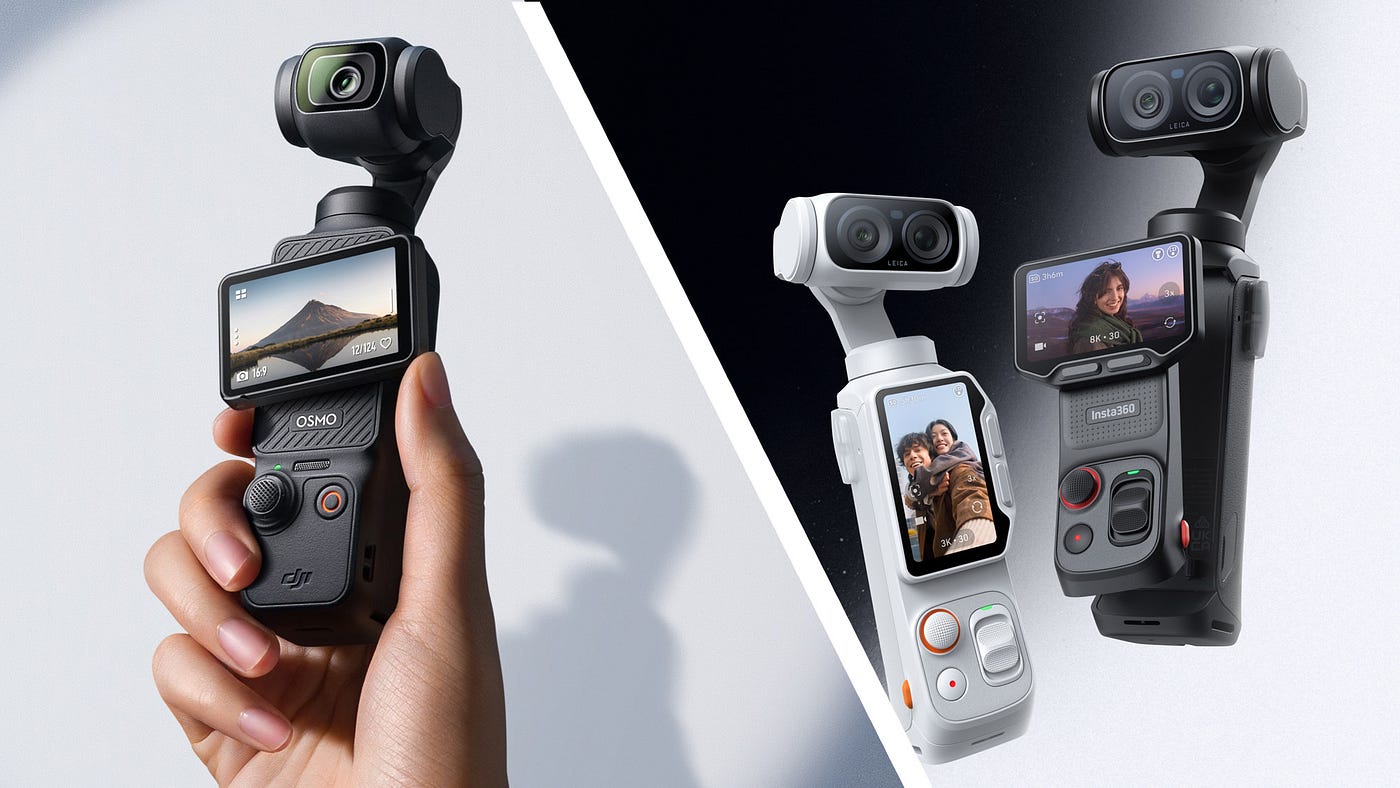 Insta360 Luna Ultra vs. DJI Osmo Pocket 4: Wer baut die beste Gimbal-Kamera?