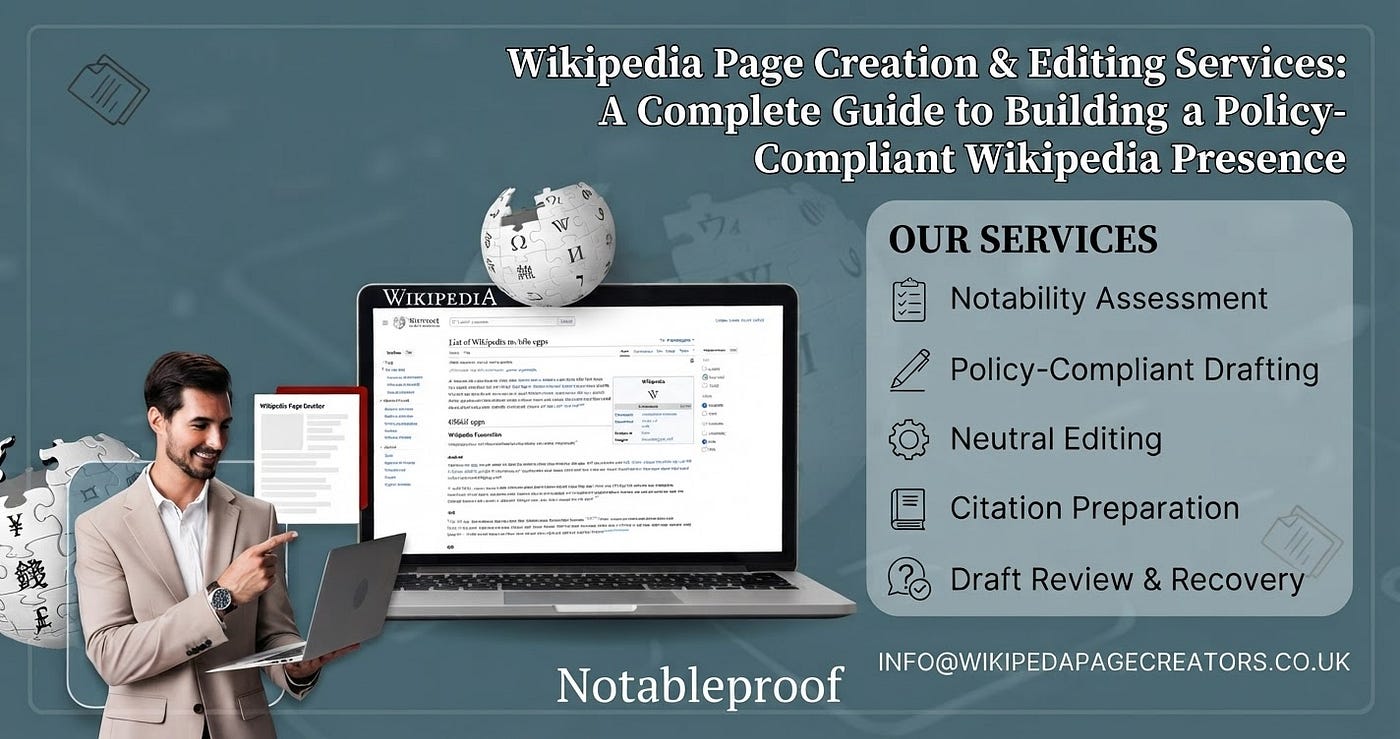 Wikipedia Page Creation & Editing Services: A Complete Guide to Building a Policy-Compliant…