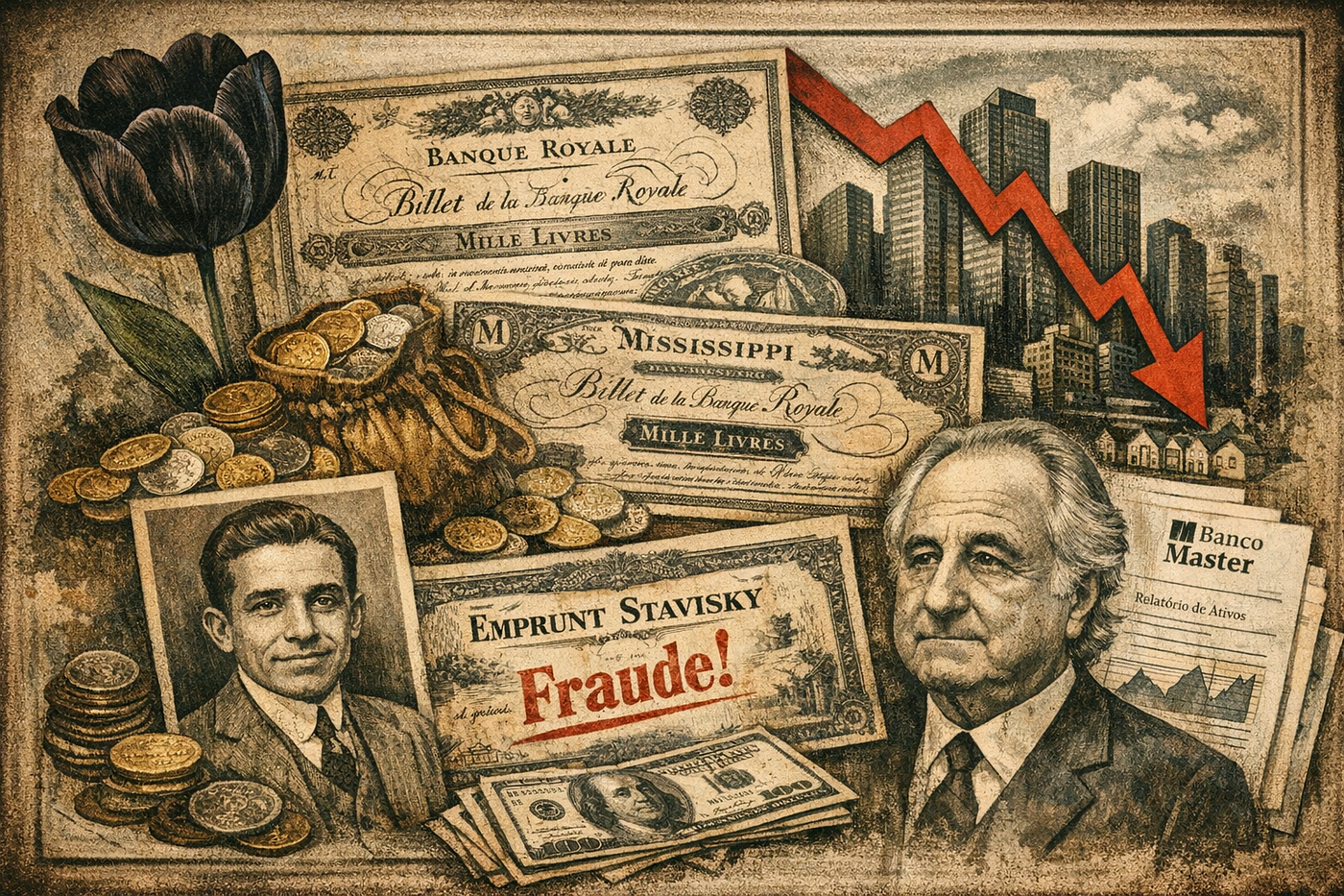 Ilustres antepassados de golpes financeiros