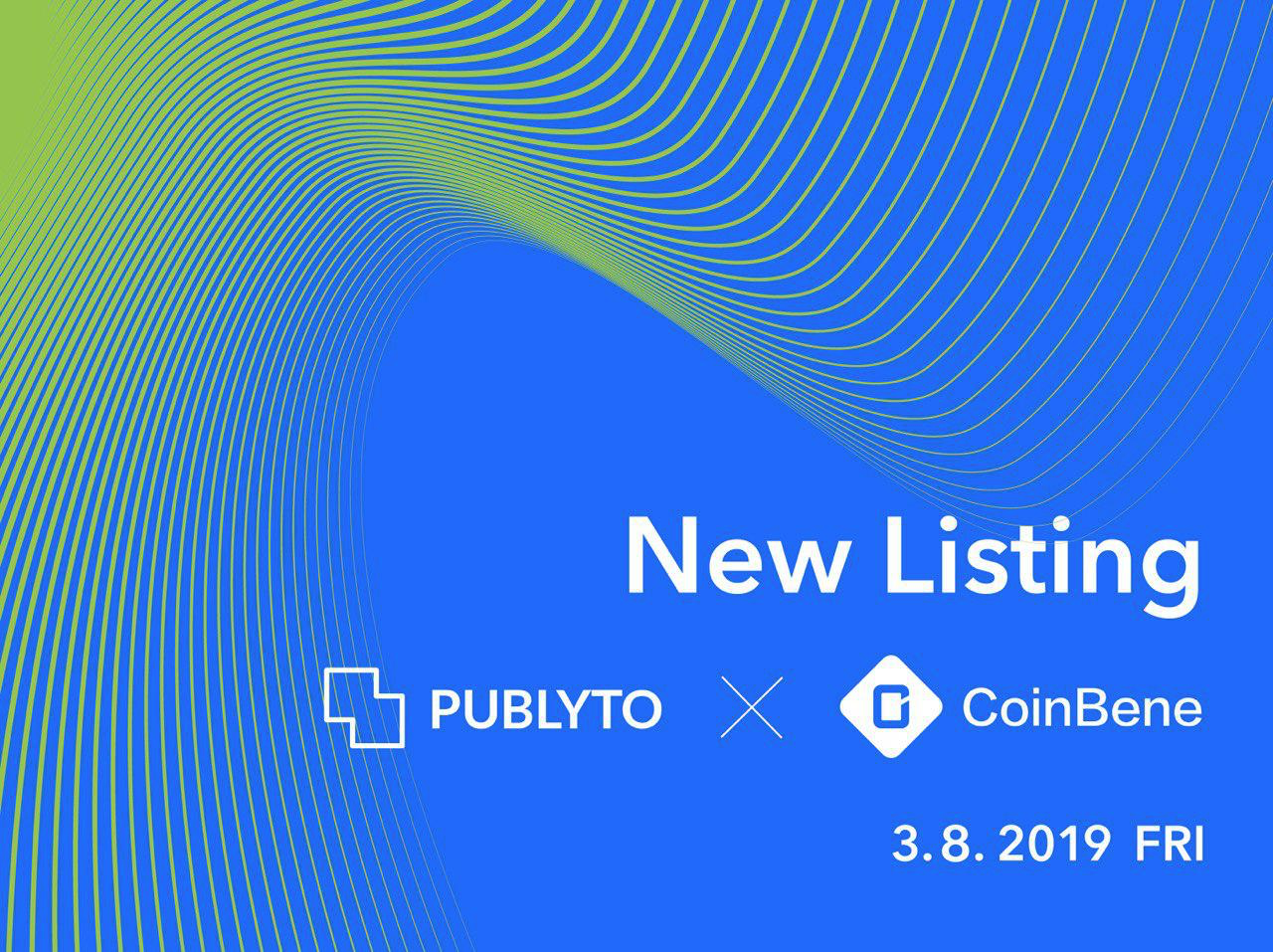PUBLYTO New Listing: CoinBene / 퍼블리토, 코인베네 거래소 상장 | by PUBLYTO Editor |  PUBLYTO | Medium