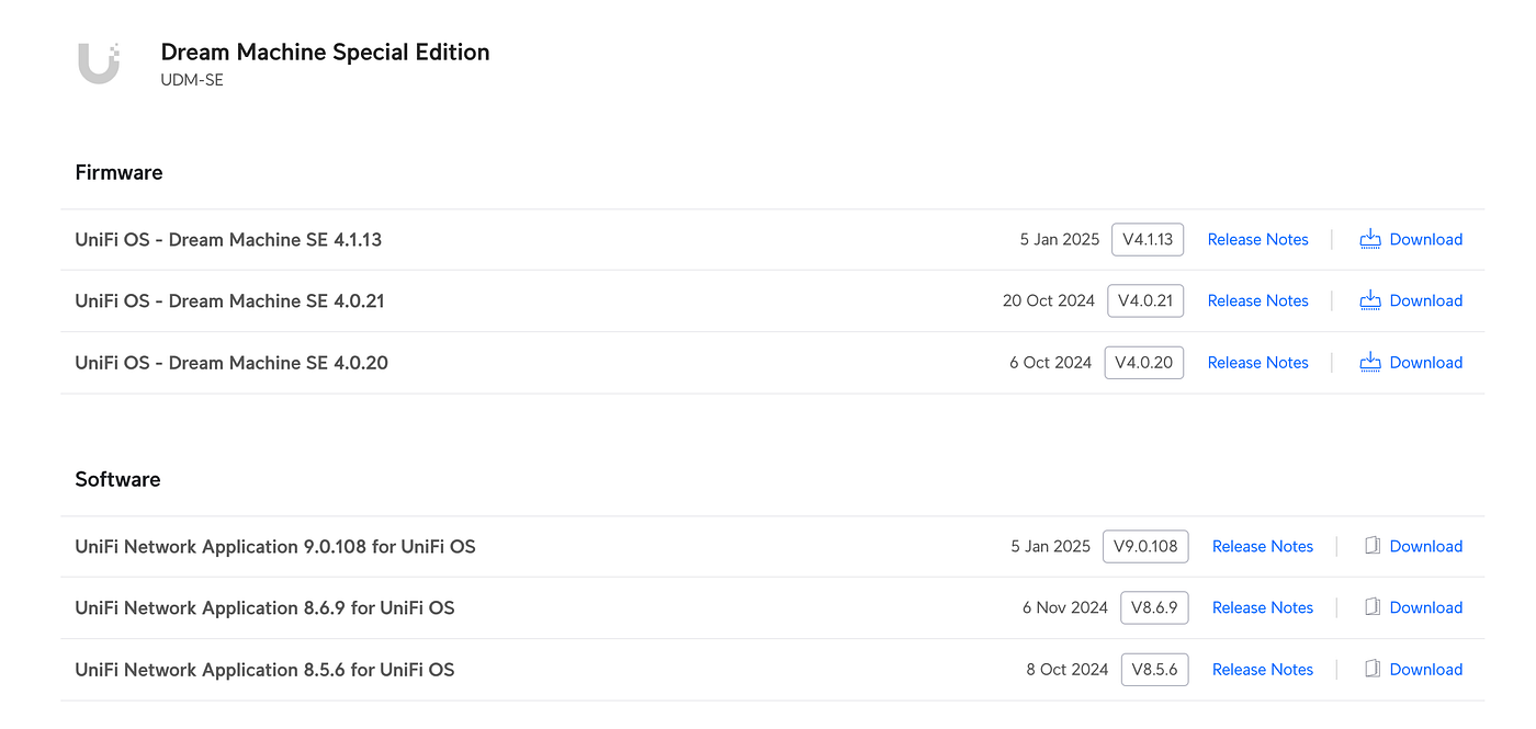 Ubiquiti Updates — OS vs. Applications