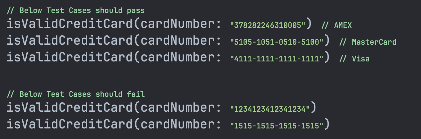 Validate Credit Card Number — Luhn's Check Algorithm Explained in Swift |  by Derek Kim | Medium