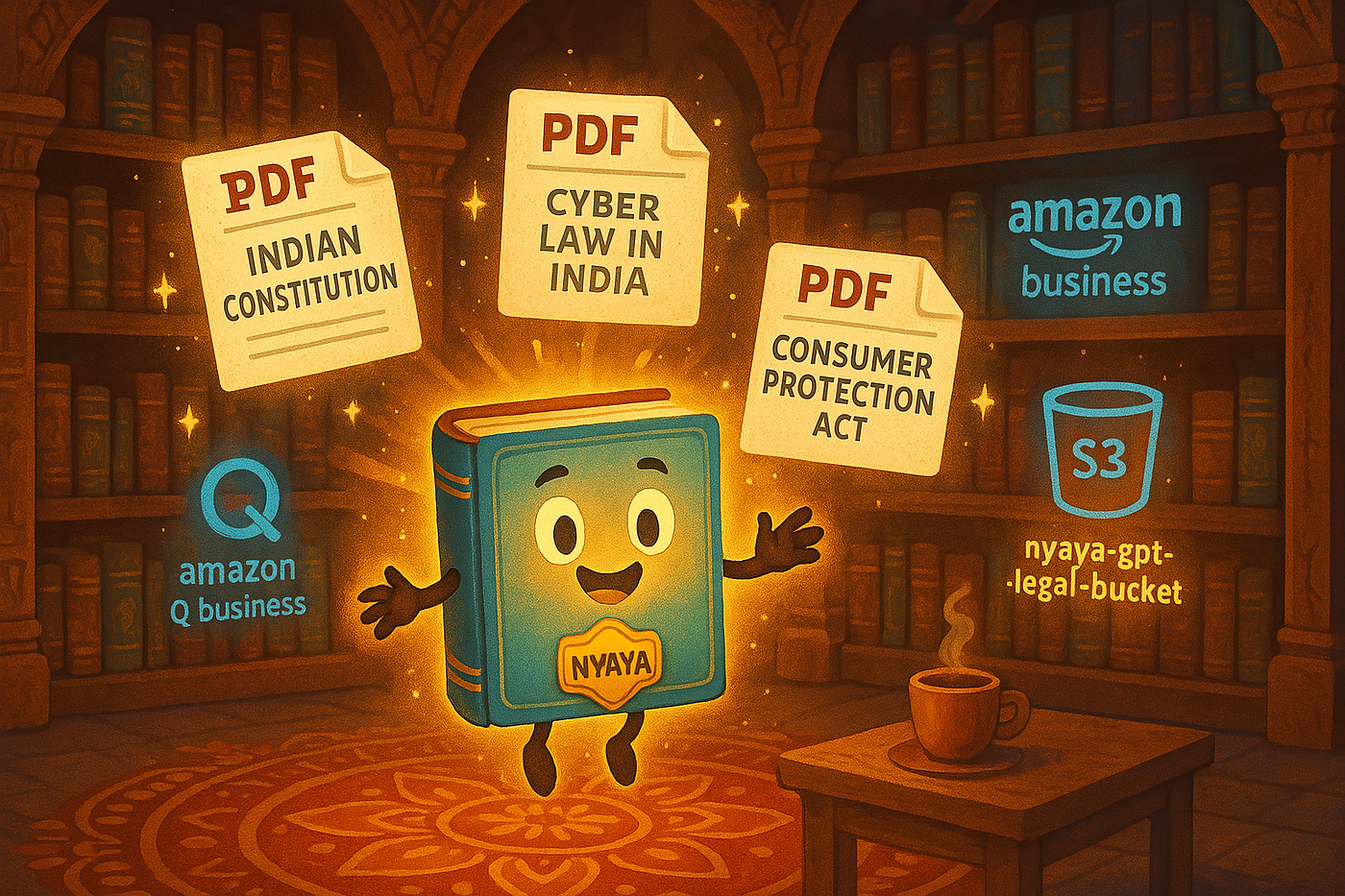 🚀 NyayaGPT: Your Friendly Law Buddy with Amazon Q Business 🌈