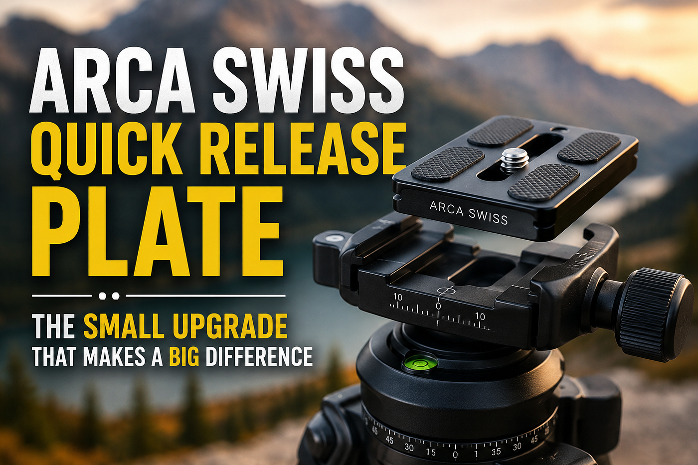 Arca Swiss Quick Release Plate: The Small Upgrade That Makes a Big Difference