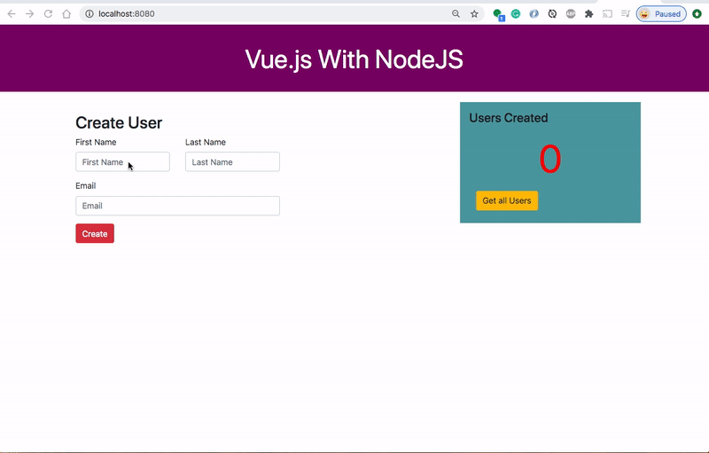 How To Develop and Build Vue.js App With NodeJS | by Bhargav Bachina |  Bachina Labs | Medium