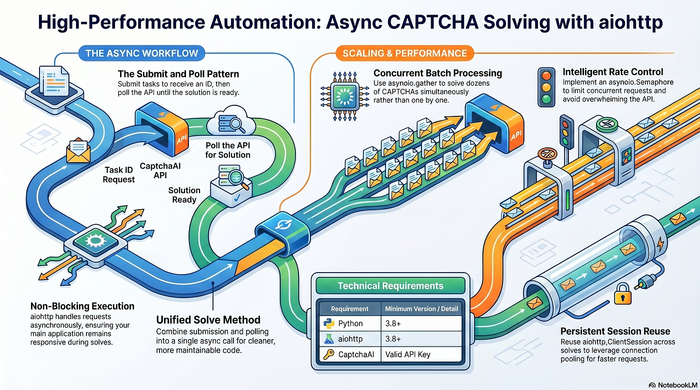 Async CAPTCHA Solving Is a Concurrency Problem Before It Is an API Problem