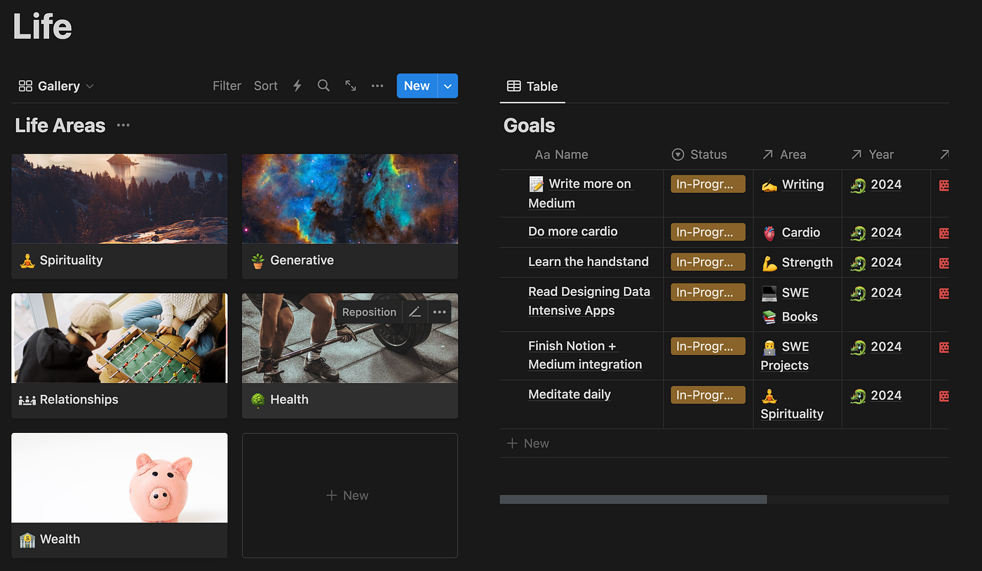 Organize Your Life Goals
