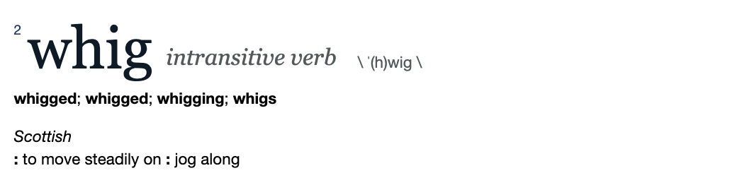 Whigs definition 2024