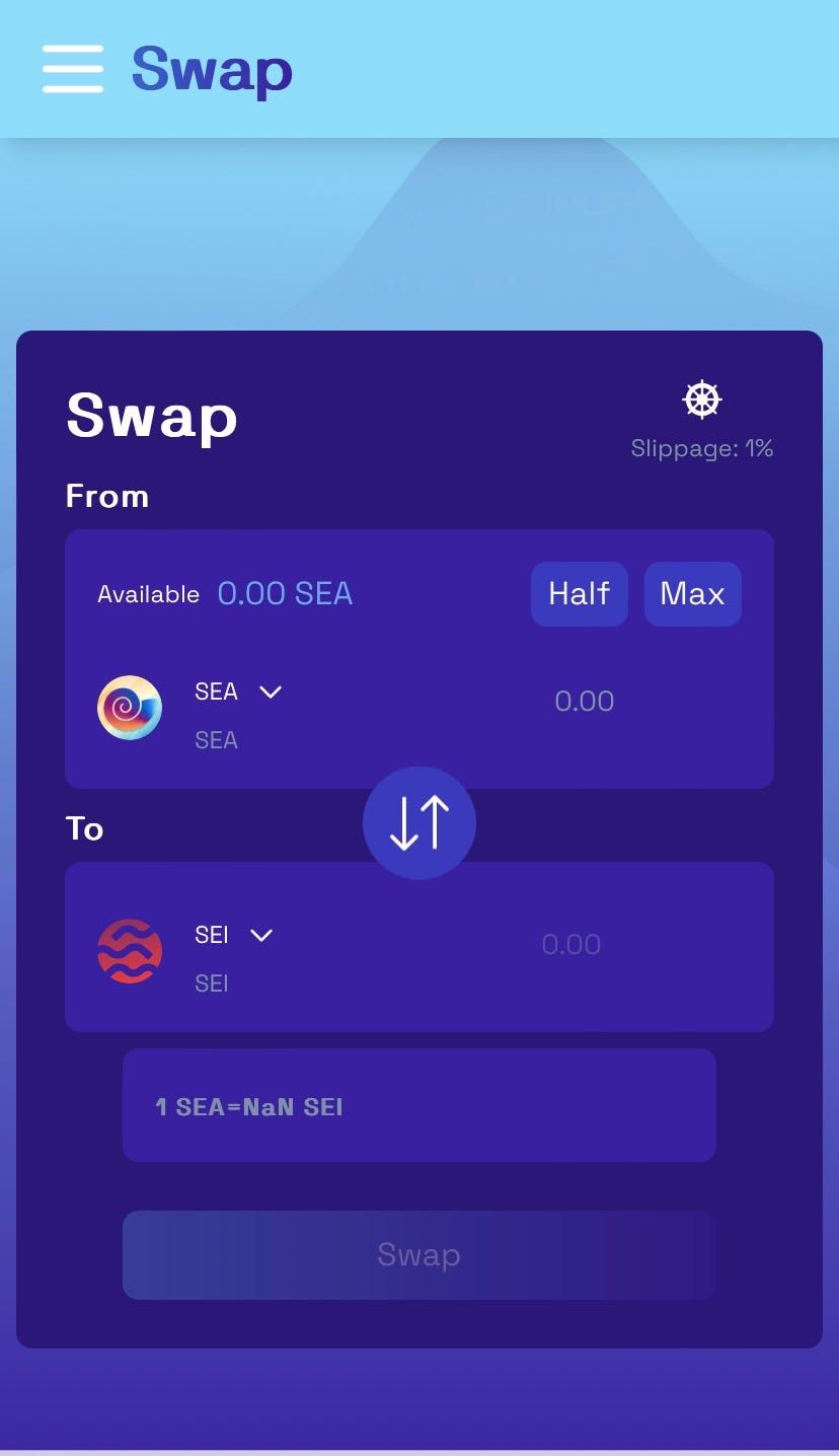 Seaswap | by CourneliusBoy | SEI NETWORK | Medium