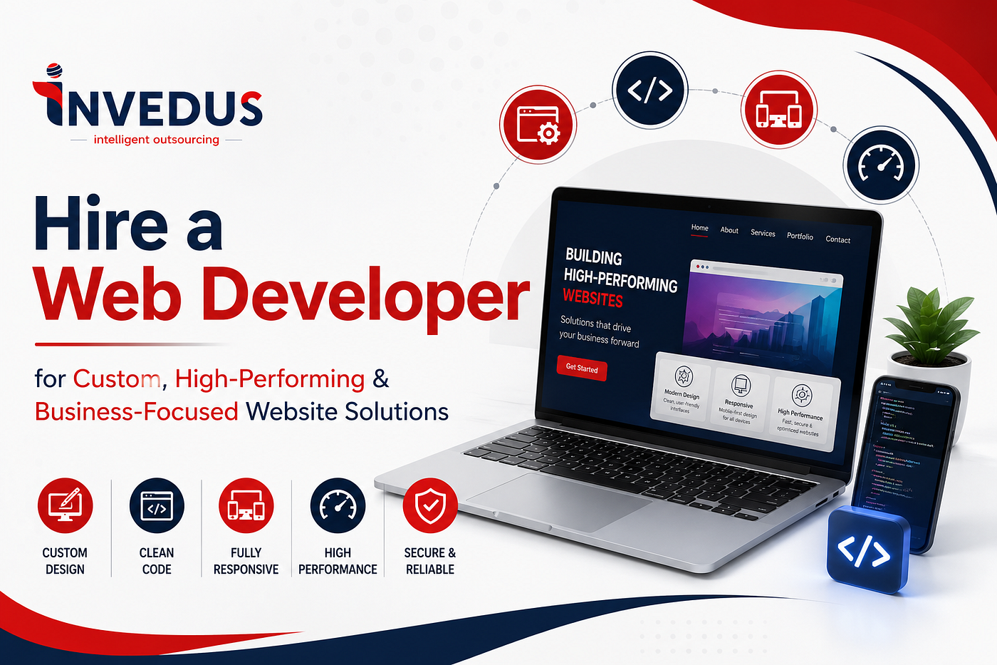 Hire a Web Developer for Custom, High-Performing & Business-Focused Website Solutions