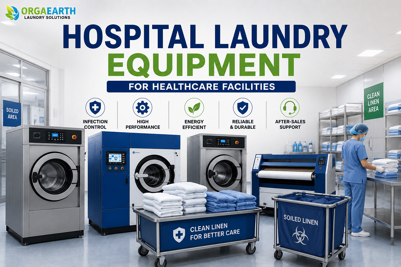 How to Choose the Right Hospital Laundry Equipment for Healthcare Facilities