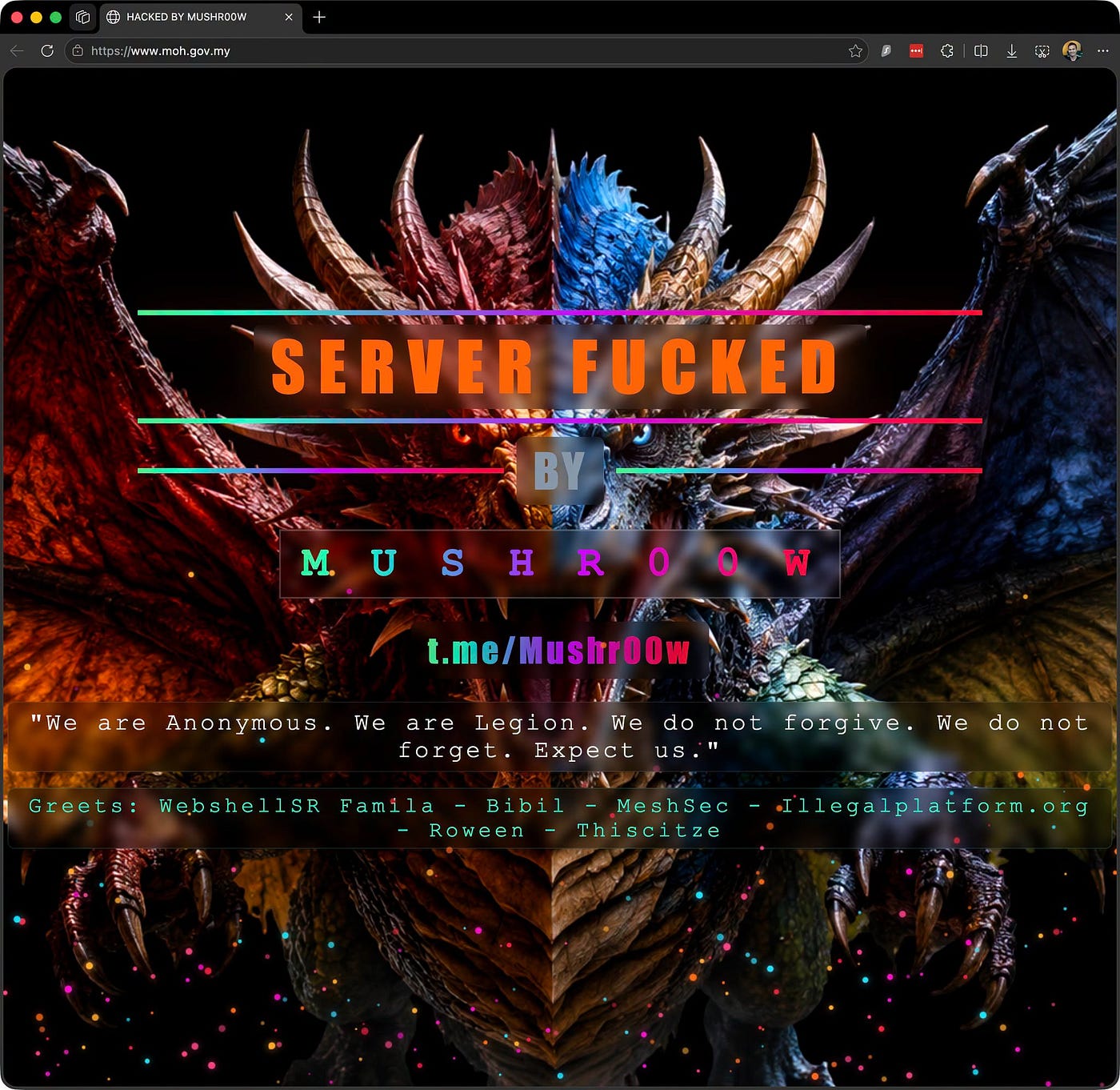 Ministry of Health Malaysia’s Website Got Hacked??🚨