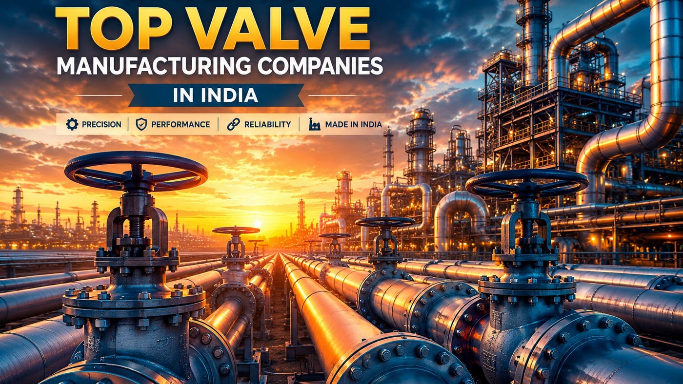 Valve Manufacturing Companies in India: Top Control Valve Manufacturers in India