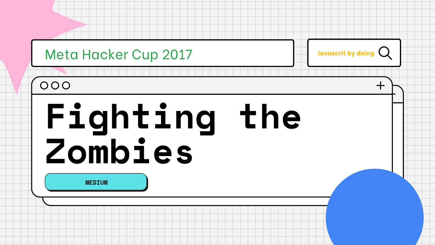 🏆 Meta Hacker Cup 2017 — Round 1: Fighting the Zombies