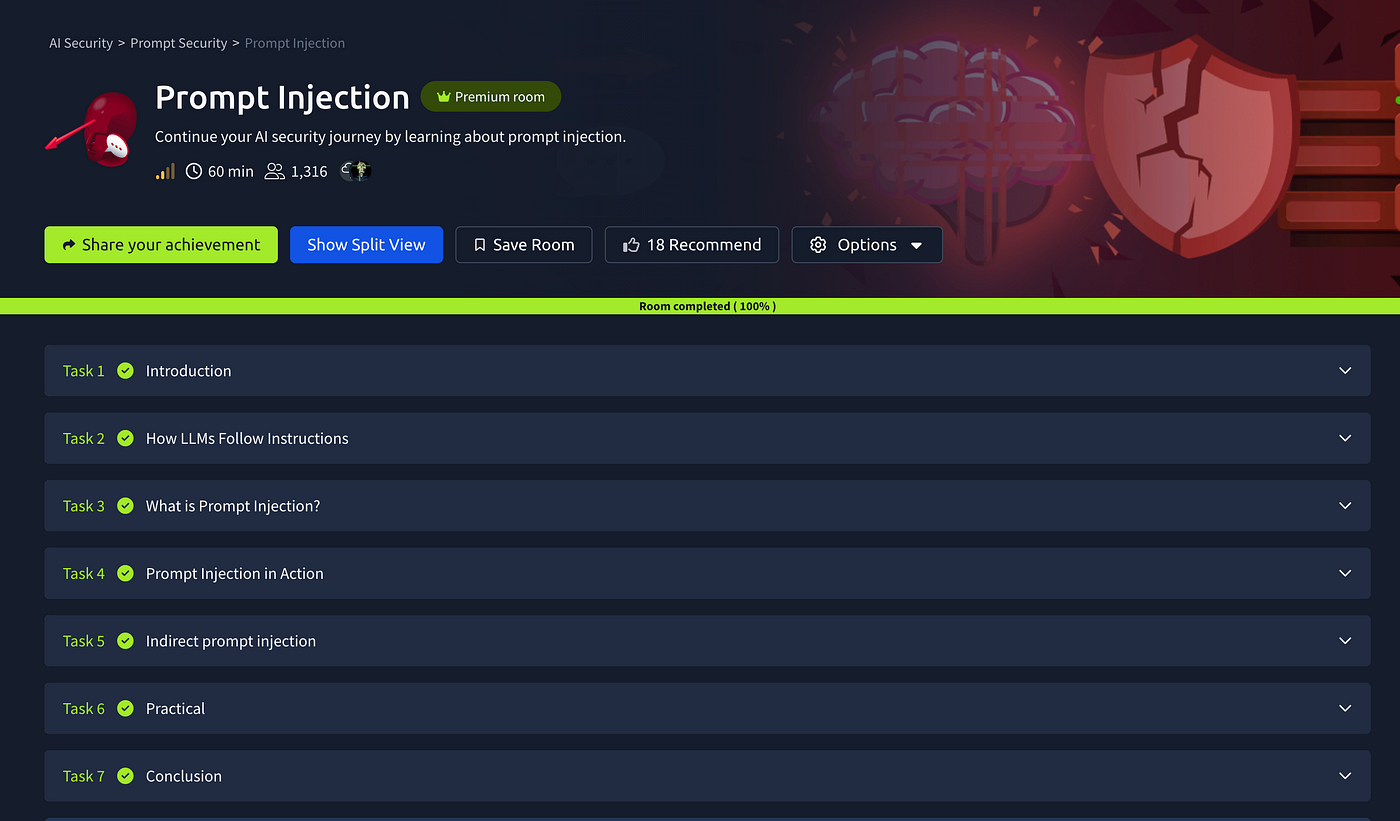 Prompt Injection TryHackMe Walkthrough (THM Room)
