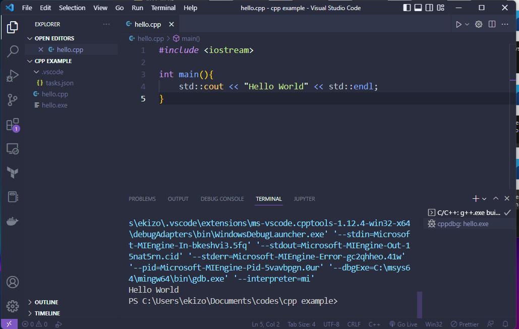 How to Compile C++ in VSCode on Windows 11 | by Ahmet Ekiz