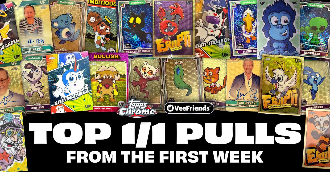 Every 1/1 Pulled From Topps VeeFriends Chrome 2025 | VeeFriends