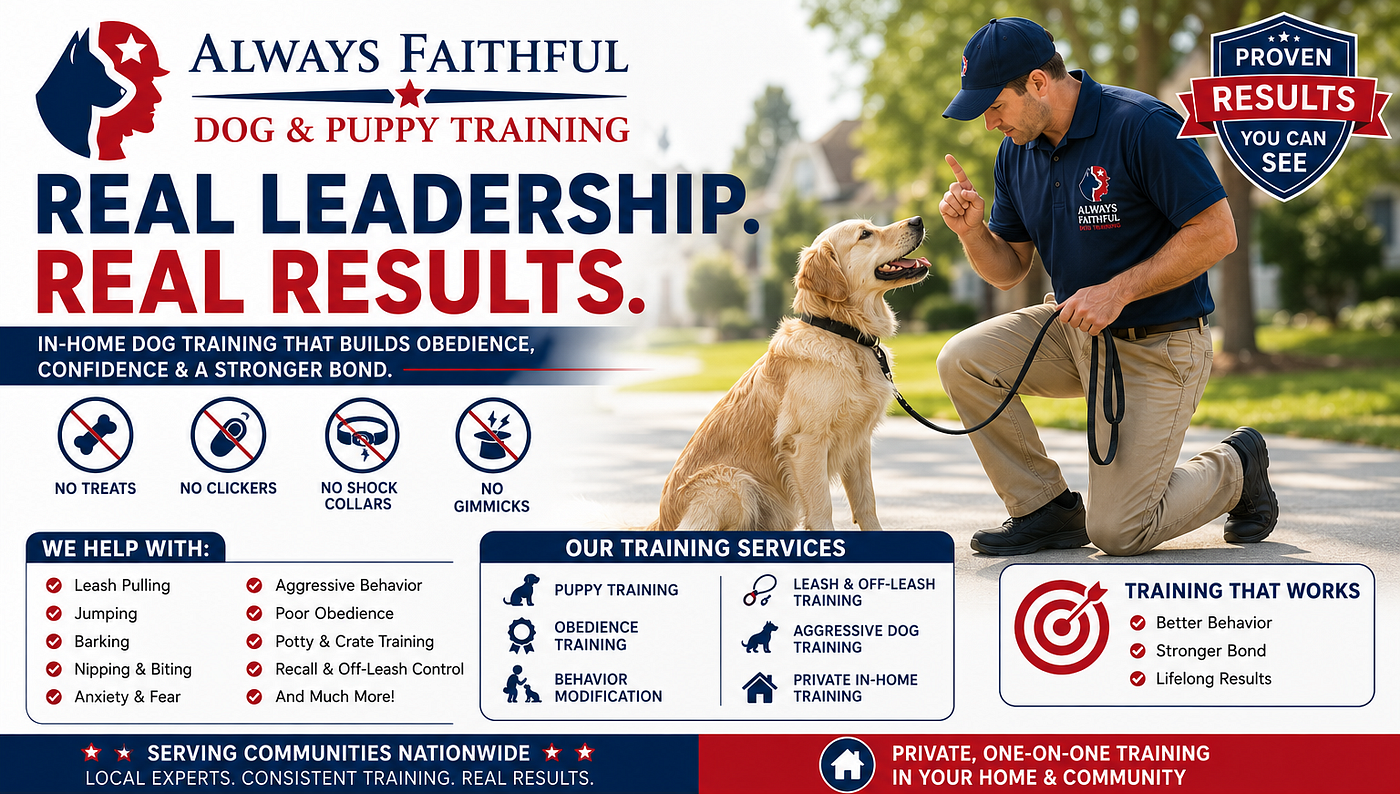 Always Faithful Dog & Puppy Training New Orleans, LA — Official Profiles & Public Listings