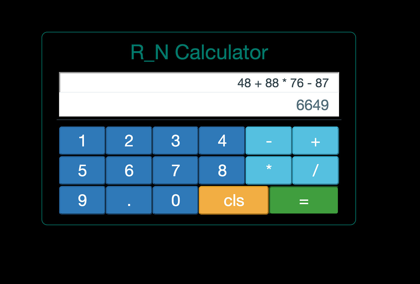 A simple Calculator app using React and Node | by Olaniran Azeez Olawale |  codeburst