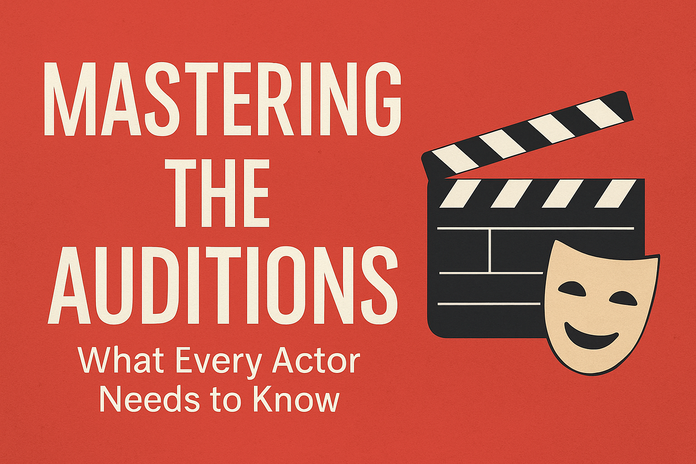 Mastering the Auditions: What Every Actor Needs to Know