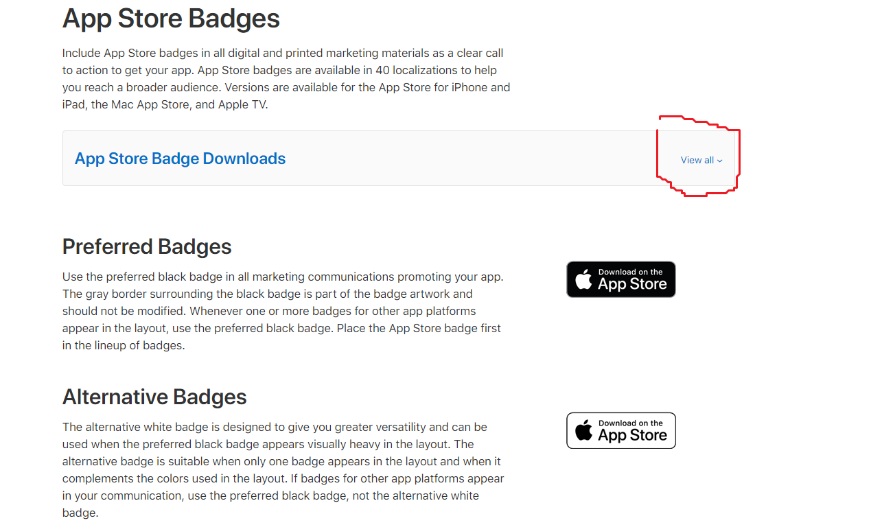 How to get original Playstore and AppStore button for your App or