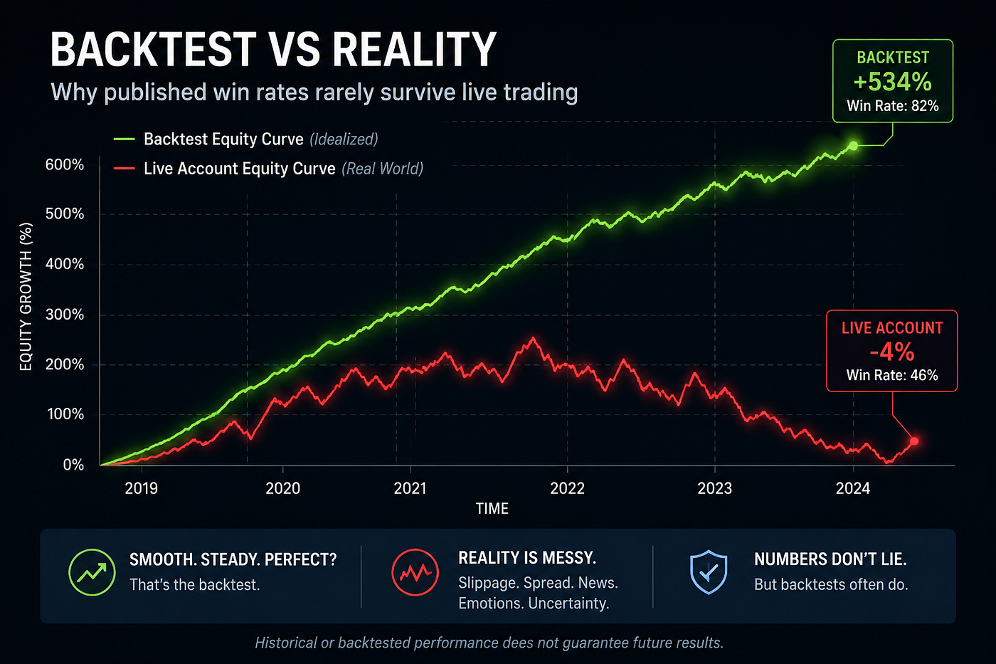 Why Your Backtested Win Rate Is Probably a Lie (And How to Check)