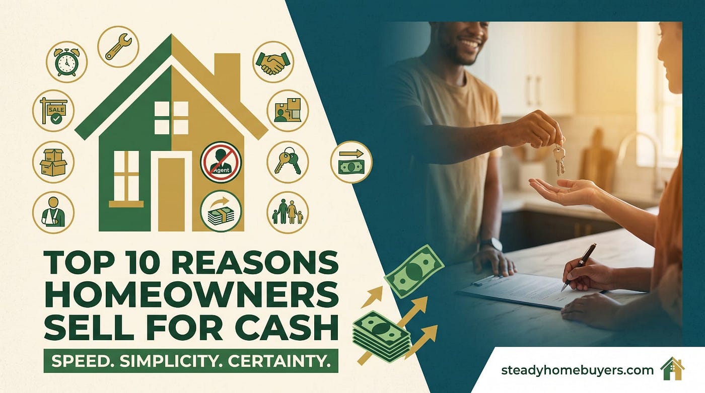 Top 10 Reasons Homeowners Sell for Cash