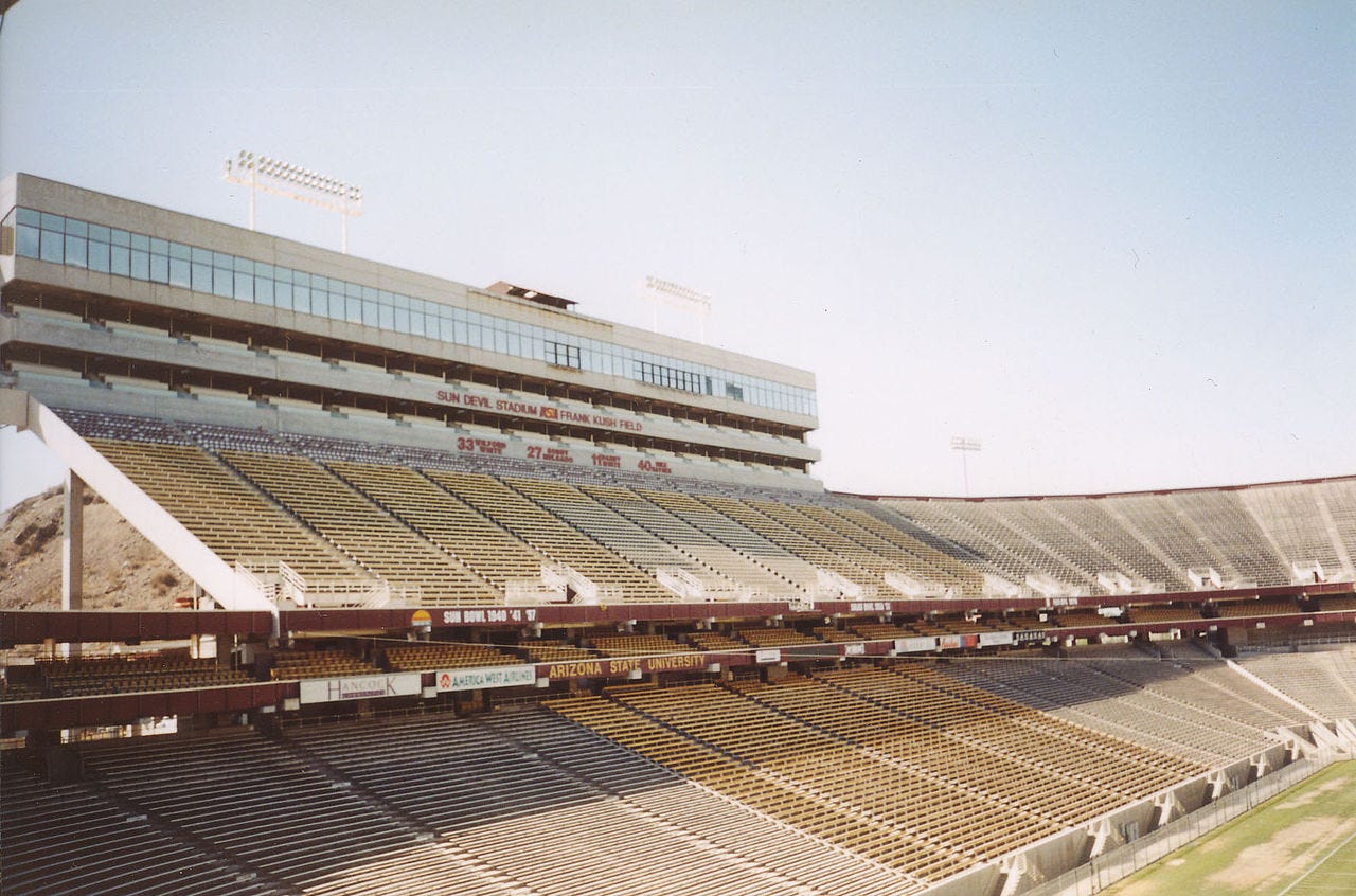 Sun Devil Stadium - History, Photos & More of the former NFL