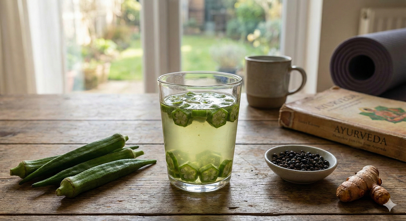 The Elixir of Fluidity: Awakening Vitality with Okra Water