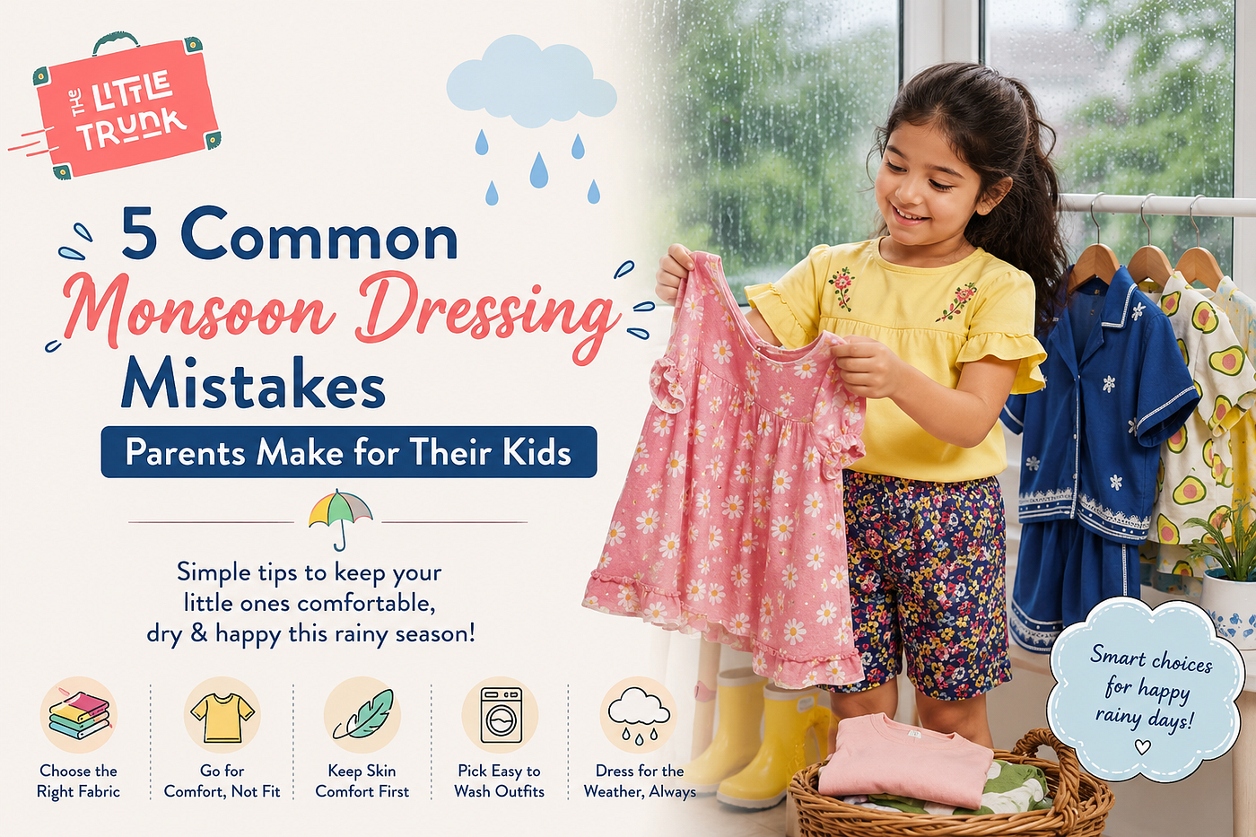 5 Common Monsoon Dressing Mistakes Parents Make for Their Kids